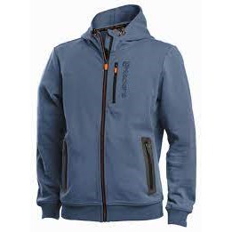 Mikina s kapucí Husqvarna Xplorer Hoodie světele modrá vel. S