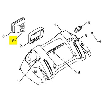 Žárovka halogen Husqvarna sněhové frézy