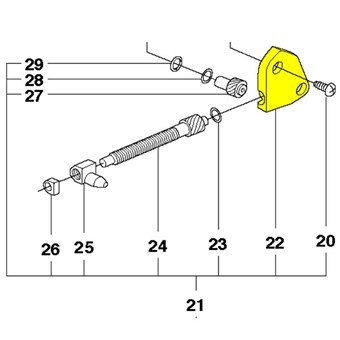 Krytka napínáku Husqvarna 365 372 390XP