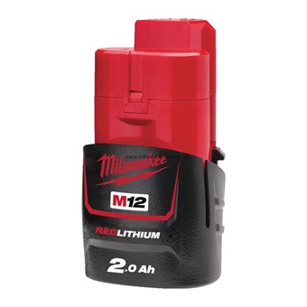 Baterie Milwaukee M12 V 2,0 AH - redlithium-ion  Accu