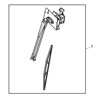Stěrač čelního skla sada John Deere F1400